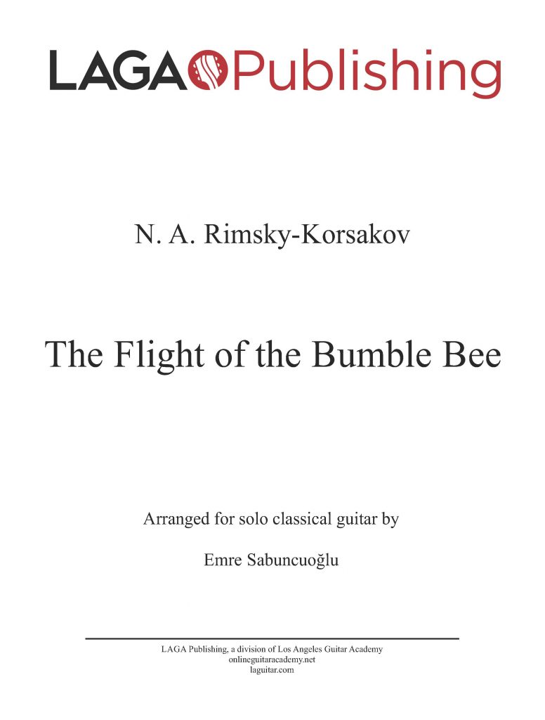 The Flight of the Bumble Bee by N. A. RimskyKorsakov Online Guitar
