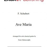 Ave Maria by F. Schubert for classical guitar