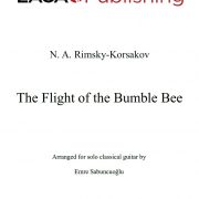 The Flight of the Bumble Bee by N. A. Rimsky-Korsakov for classical guitar