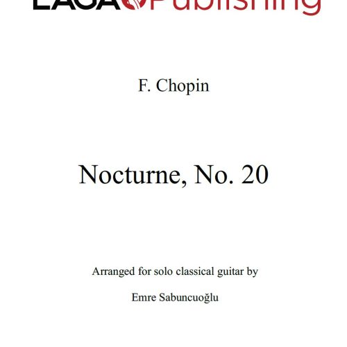 Nocturne No. 20 By F. Chopin For Classical Guitar - Online Guitar ...