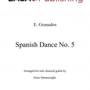 Spanish Dance No. 5 by E. Granados for classical guitar