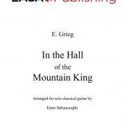 In the Hall of the Mountain King by E. Grieg for classical guitar