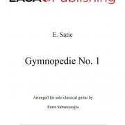 Gymnopédie No. 1 by Erik Satie for classical guitar