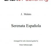 Serenata Española by J. Malats
