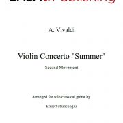 The Four Seasons - Summer (2nd movement) by A. Vivaldi for classical guitar