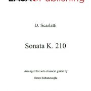 LAGA-Publishing-Scarlatti-Sonata-K-210