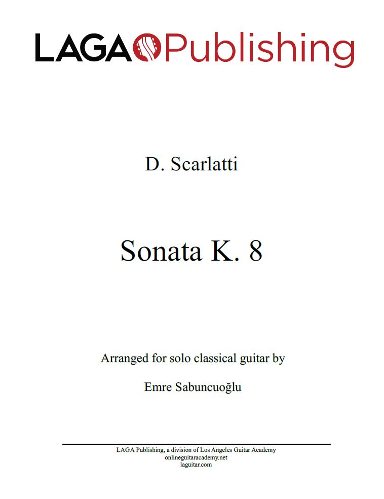 LAGA-Publishing-Scarlatti-Sonata-K-8