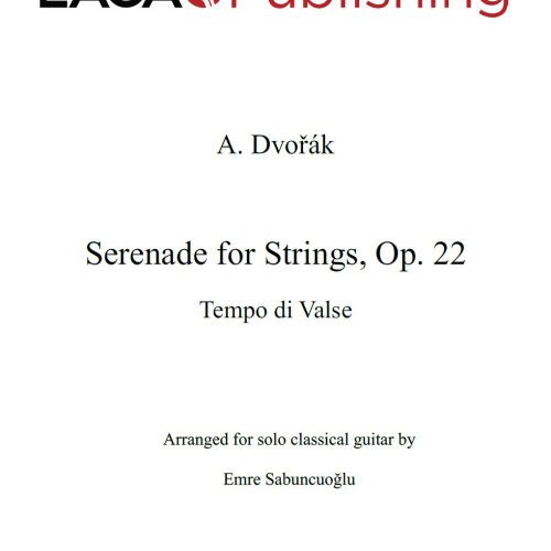 Serenade for Strings (Op. 22), Tempo di Valse by A. Dvořák for